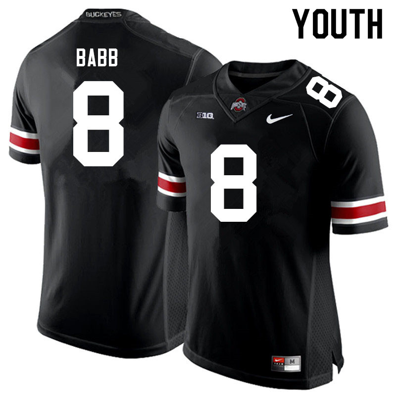 Youth #8 Kamryn Babb Ohio State Buckeyes College Football Jerseys Sale-Black